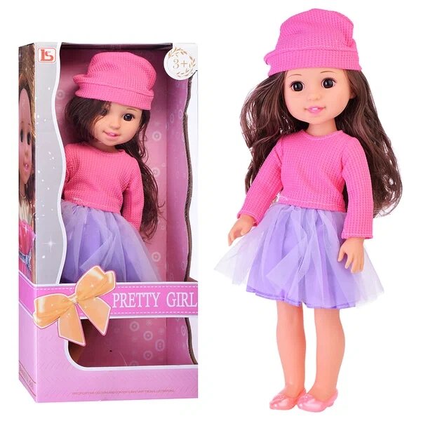 Кукла LS1502-2 "Красотка" в розовой шапочке от компании Интернет-магазин игрушек "Весёлый кот" - фото 1
