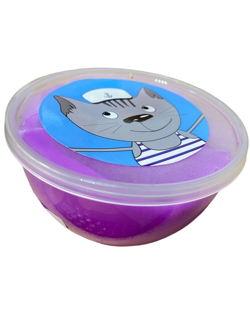 Лизун Слайм "Стекло. Единорог" Butter фиолетовый 200гр от компании Интернет-магазин игрушек "Весёлый кот" - фото 1