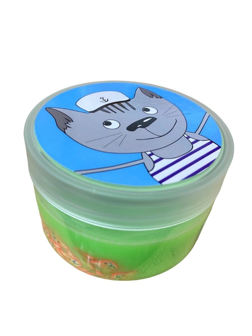 Лизун Слайм "Стекло. Единорог" Butter зелёный,с наполнителем 180гр 00-00001278 от компании Интернет-магазин игрушек "Весёлый кот" - фото 1