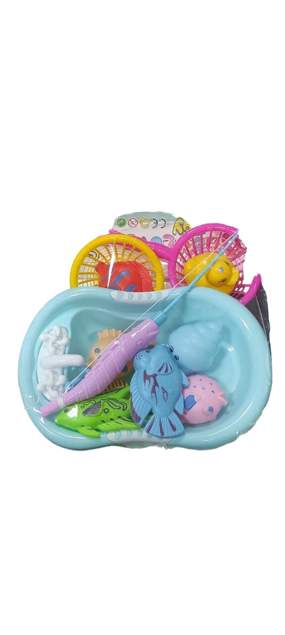 Магнитная рыбалка с ванной от компании Интернет-магазин игрушек "Весёлый кот" - фото 1