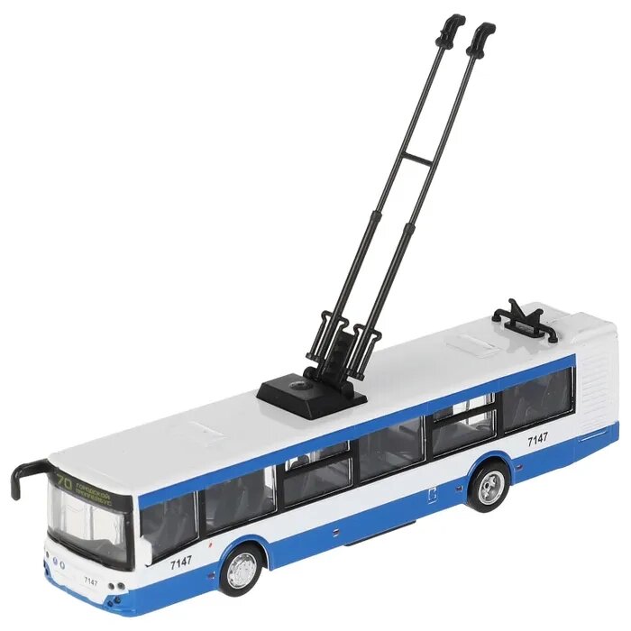 Модель Технопарк Городской троллейбус 326456 от компании Интернет-магазин игрушек "Весёлый кот" - фото 1