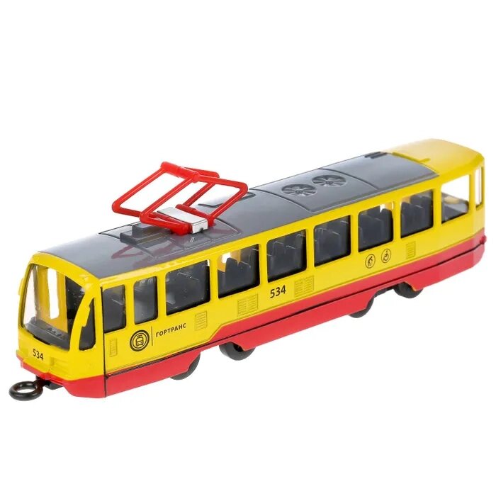 Модель Технопарк Трамвай 304406 от компании Интернет-магазин игрушек "Весёлый кот" - фото 1