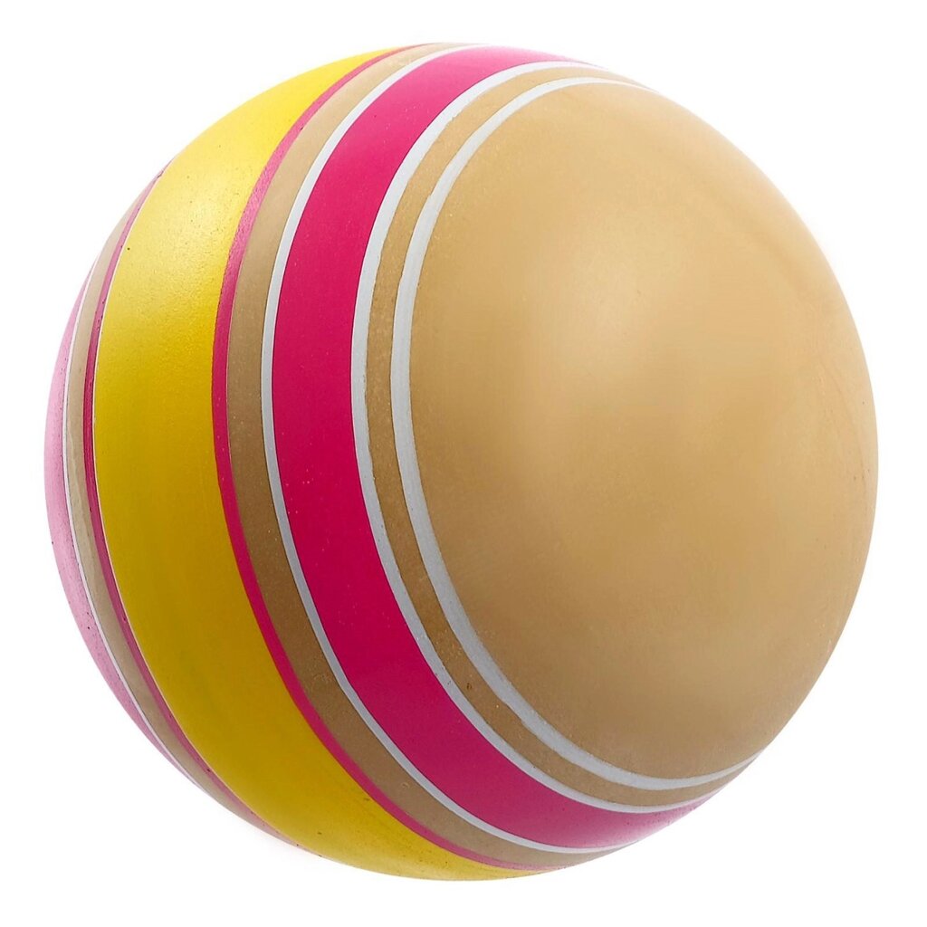 Мяч диаметр 100 мм, Эко, ручное окрашивание Р7-100 от компании Интернет-магазин игрушек "Весёлый кот" - фото 1