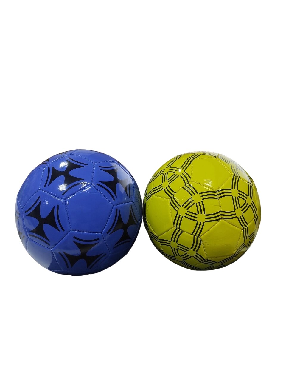 Мяч футбольный  эконом цвета микс от компании Интернет-магазин игрушек "Весёлый кот" - фото 1
