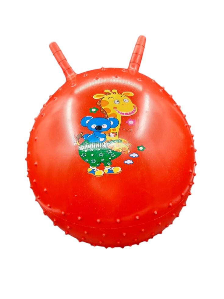 Мяч прыгун (жёлтый, синий, красный,) от компании Интернет-магазин игрушек "Весёлый кот" - фото 1