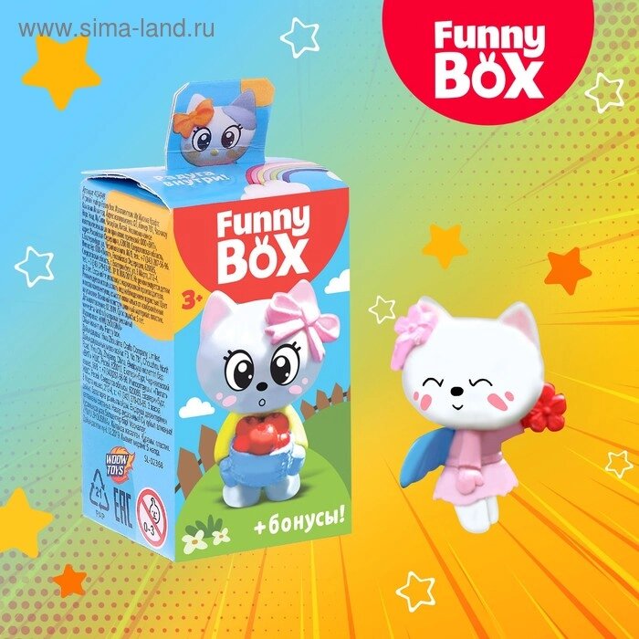 Набор для детей Funny Box «Котик» Набор: радуга, инструкция, наклейки, МИКС от компании Интернет-магазин игрушек "Весёлый кот" - фото 1