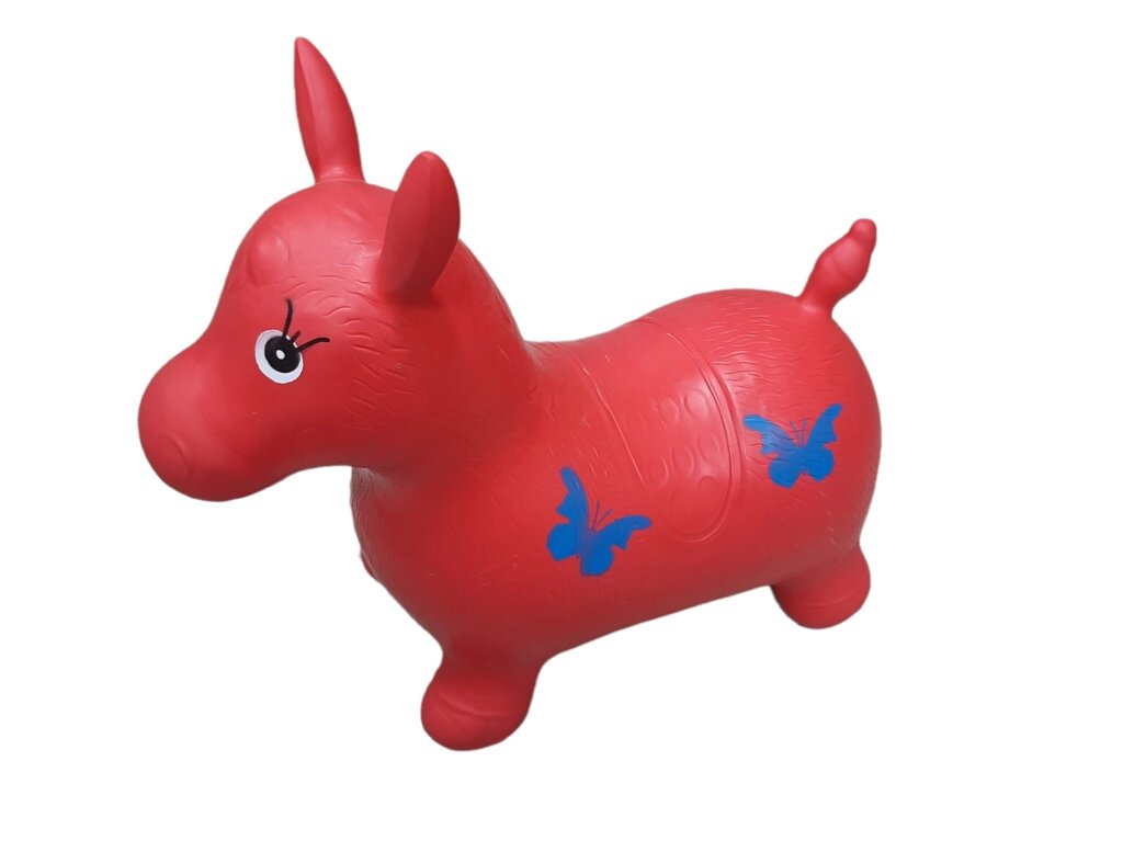 Надувное животное  в ассортименте ( жёлтый, красный, синий) от компании Интернет-магазин игрушек "Весёлый кот" - фото 1