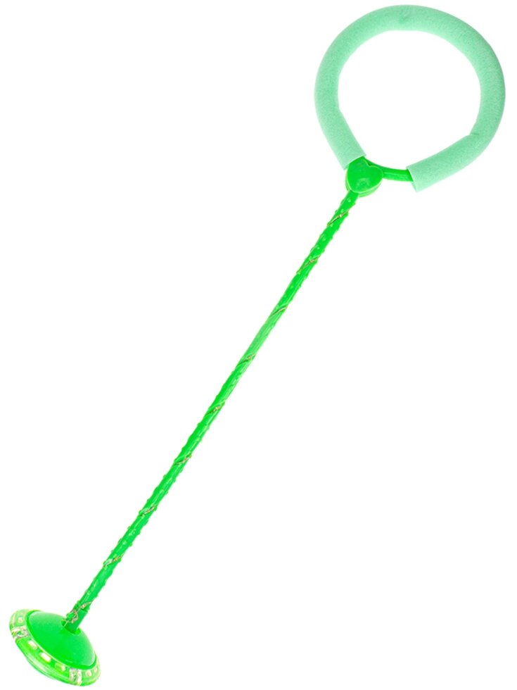 Нейро-скакалка светящаяся зеленая-1  Арт. LL6193 от компании Интернет-магазин игрушек "Весёлый кот" - фото 1