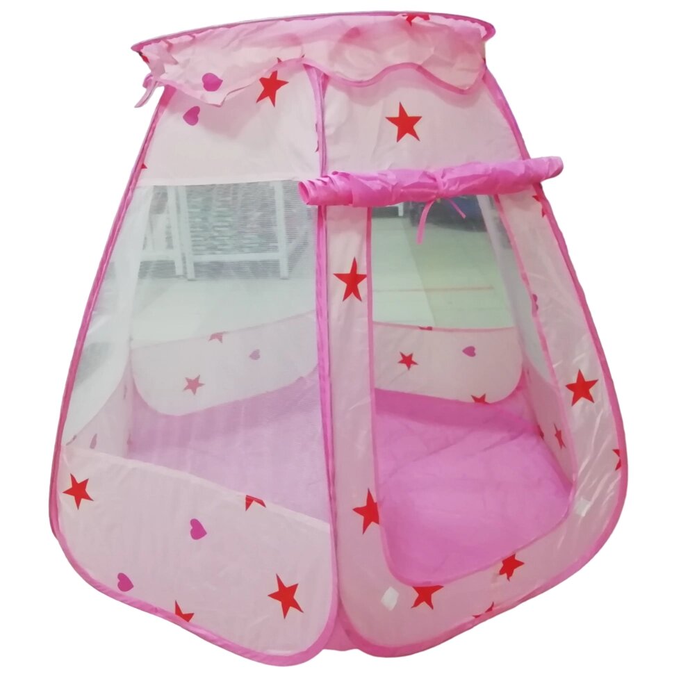 Палатка Арт. 200078504(Красная, розовая, голубая) от компании Интернет-магазин игрушек "Весёлый кот" - фото 1