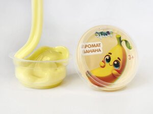 Слайм "Стекло" банановый, 70 гр
