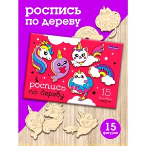 М448 Роспись по дереву "Единороги", 1/28 в Орловской области от компании Интернет-магазин игрушек "Весёлый кот"