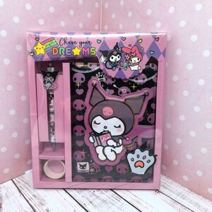 Набор блокнот и ручка Kuromi (подарочный)