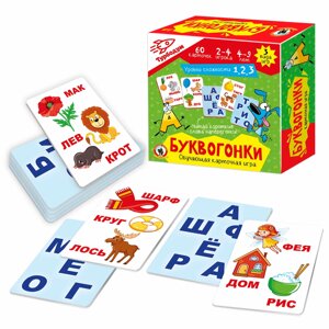 Игра карточная «Буквогонки» ТУРБОДУМ
