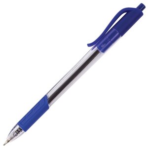 Ручка шариковая масляная автомат. с грипом BRAUBERG Extra Glide R-Grip, СИНЯЯ, 0,7мм, 0,35мм, 142930