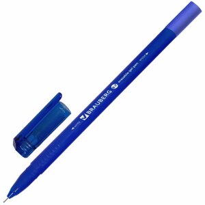 Ручка стираемая гелевая Brauberg DELTA, синяя, трехгранная, узел 0,7мм, линия 0,35мм