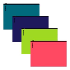 Zip-пакет пластиковый ErichKrause Soft Reef, A5+, непрозрачный, ассорти