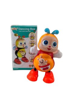 Танцующий робот Пчелка / Интерактивная игрушка со звуковыми и световыми эффектами