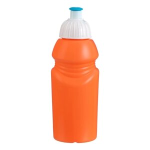 Бутылка для воды велосипедная, 400 мл, с соской, 18 х 6.2 х 6.2 см, оранжевая в Орловской области от компании Интернет-магазин игрушек "Весёлый кот"