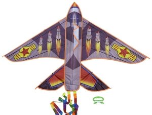 Воздушный змей "Самолёт" цвет в ассорт.,155 см
