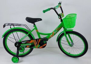 Велосипед двухколесный детский ТМ Riki-Tiki , модель BORDO , диаметр колеса 20", зеленый