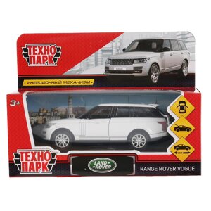 Машина металл "RANGE ROVER VOGUE" 12см, открыв. двери, инерц, БЕЛЫЙ, в кор. Технопарк