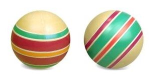 Мяч детский Эко "Юла" 12,5 см. ручное окрашивание (в асс.) Р7-125