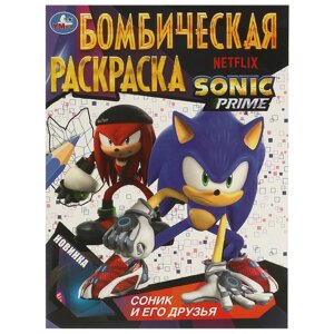 Соник и его друзья. Бомбическая раскраска