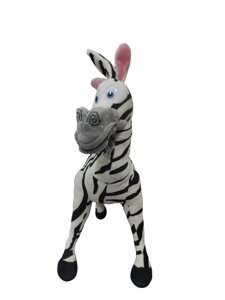 Мягкая игрушка зебра 30 см