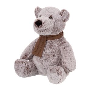 Игрушка мягконабивная ТМ "Relana" Мишка в коричневом шарфике, 29 см