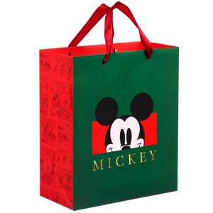 Пакет ламинированный вертикальный, "Mickey" Микки Маус, 23х27х11 см в Орловской области от компании Интернет-магазин игрушек "Весёлый кот"