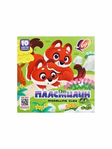 Пластилин ЛУЧ "Zoo" 10 цв. 150 г