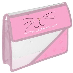 Папка для тетрадей А5 на липучках Meow
