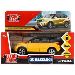 Машина металл SUZUKI VITARA S 2015 12 см, двери, багаж, инер, золотой, кор. Технопарк в Орловской области от компании Интернет-магазин игрушек "Весёлый кот"