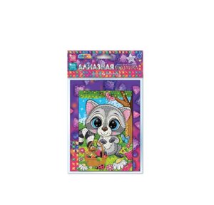 Алмазная мозаика 10*15 енотик МУЛЬТИ АРТ