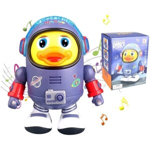 Космическая танцующая утка игрушка, музыкальная игрушка для малышей