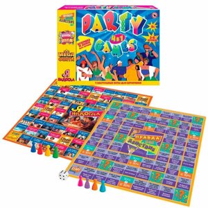 Игра настольная для вечеринки 4в1 «Party games»