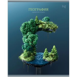 Тетрадь предметная 48л. BG "Заглавные-главные" - География