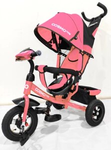 Велосипед 3-колесный COSMORIDE MX-02PK, розовый с фарой