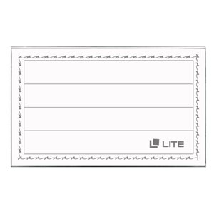Бейдж гориз. LITE 91х57 мм, размер вкладыша 91х57 мм, с клипсой и булавкой