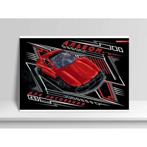 Альбом для рисования 40л. "Корги" текстура, на склейке