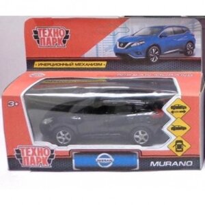 Машина металл NISSAN MURANO черный 12см, открыв. двери, инерц. в кор. Технопарк