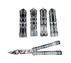 Нож 26 см "Бабочка" у\ф печать, фанера, арт. XA-90