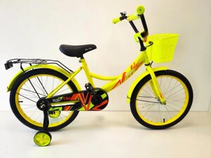 Велосипед двухколесный детский ТМ Riki-Tiki , модель BORDO , диаметр колеса 20", желтый