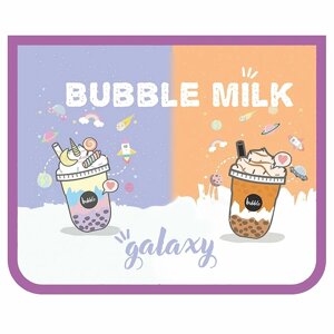 Папка для тетрадей А5 на молнии Milk shake