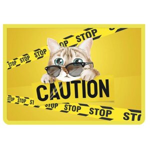 Папка для тетрадей А4 на молнии CAUTION