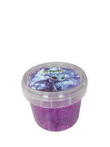 Слайм микс блесток фиолетовые крупные/малиновые 90гр