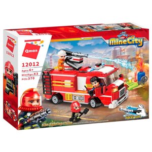 Конструктор "Пожарная машина" 370 дет, арт. 12012