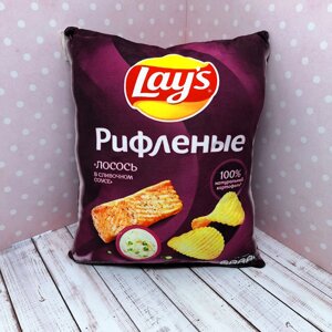 Подушка "Чипсы рифленые" 30*35 см, арт. ХХХ1051Р