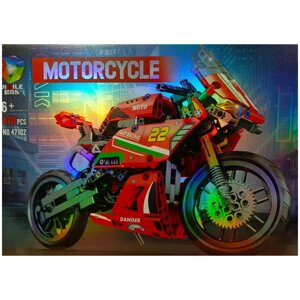 Конструктор "Мотоцикл", 470 дет.