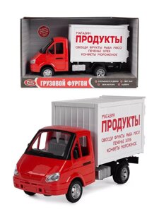 Машинка инерционная "Продукты" свет, звук.